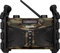 Narex CBT-02 - Přenosné pracovní rádio s funkcí Bluetooth a Powerbanky CAMOUFLAGE